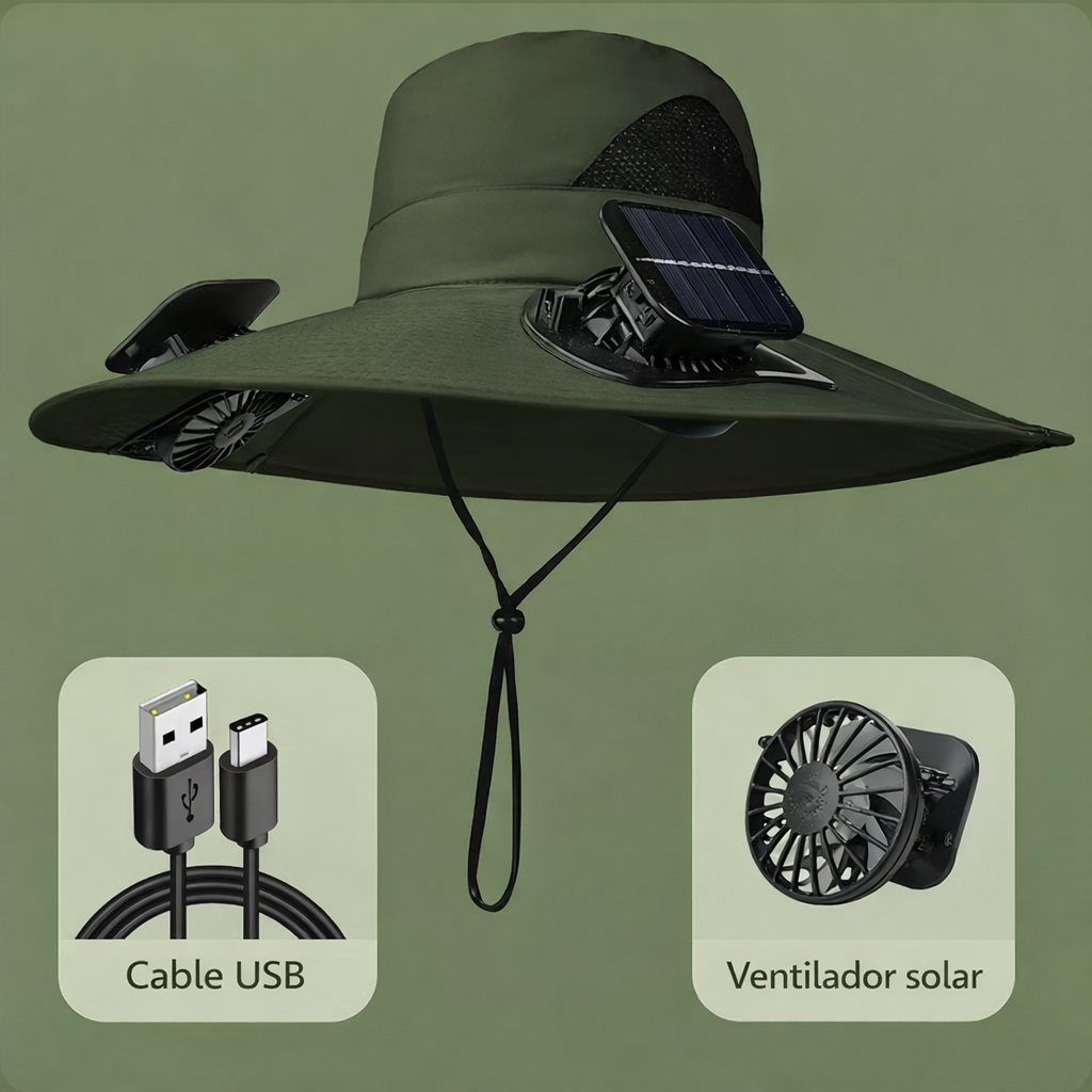SOMBRERO VENTILADOR PARA EXCURSIONES